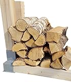 4 x Holz Stapelhilfe für Kamin- und Brennholz - 4